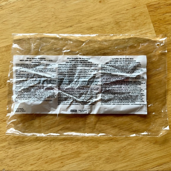 Uline Safety Googles with adjustable strap. NWT - Picture 15 of 15